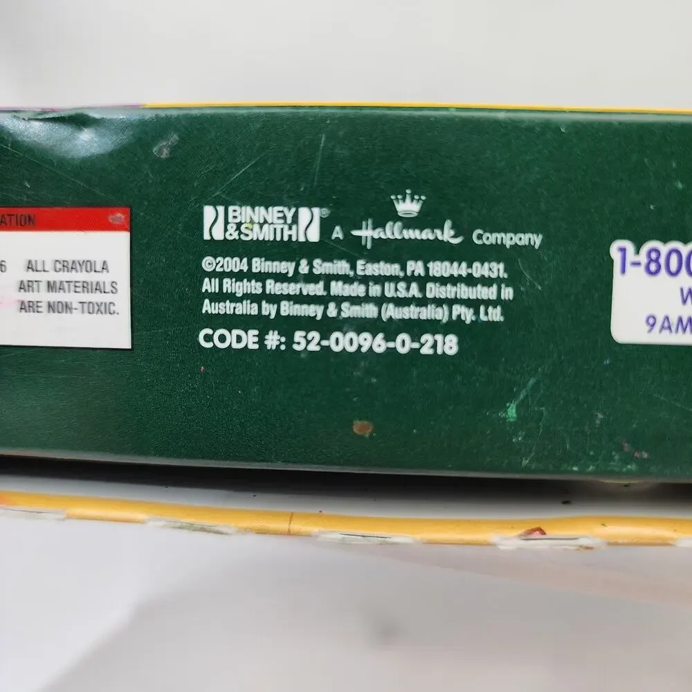 Crayola 96ct Crayons with Built-in Sharpener from 2004 Light Use of 4